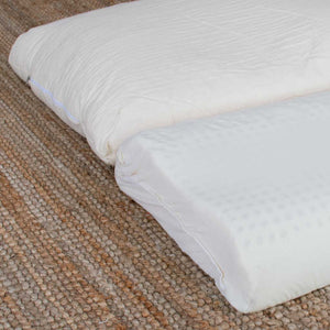 Organic Latex Pillow Combo Pack - Contour & Shredded
