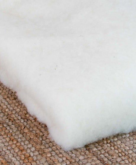 Natural latex mattress with organic wool comfort layer