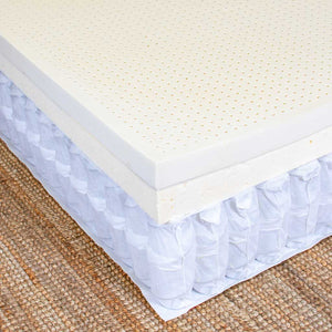 12" Coil Mattress Interior - Two Layers Organic Dunlop