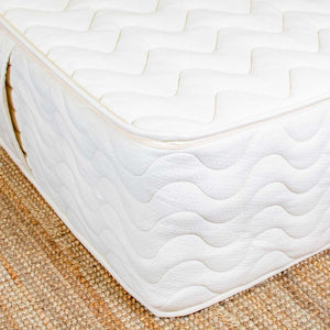 12" quilted cotton and wool cover for latex mattress