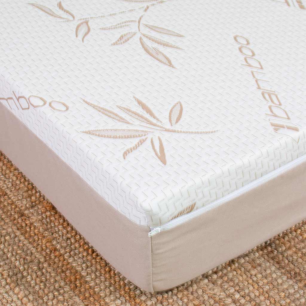 8&quot; GOLS Organic Dunlop Latex Mattress with Top-Zippered Bamboo Cover