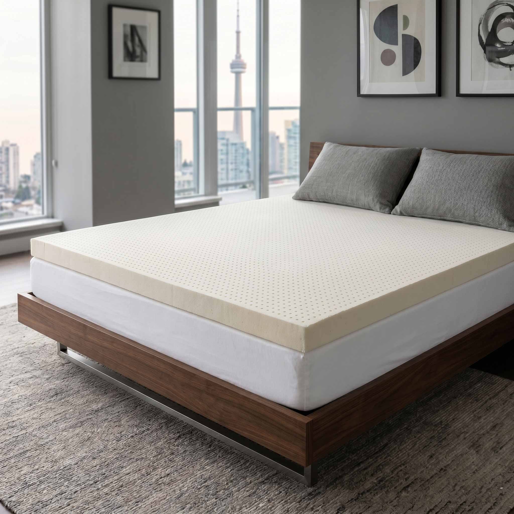 Natural Talalay Latex Mattress Topper Toronto
