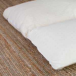 Organic Latex Pillow Combo Pack - Standard & Shredded