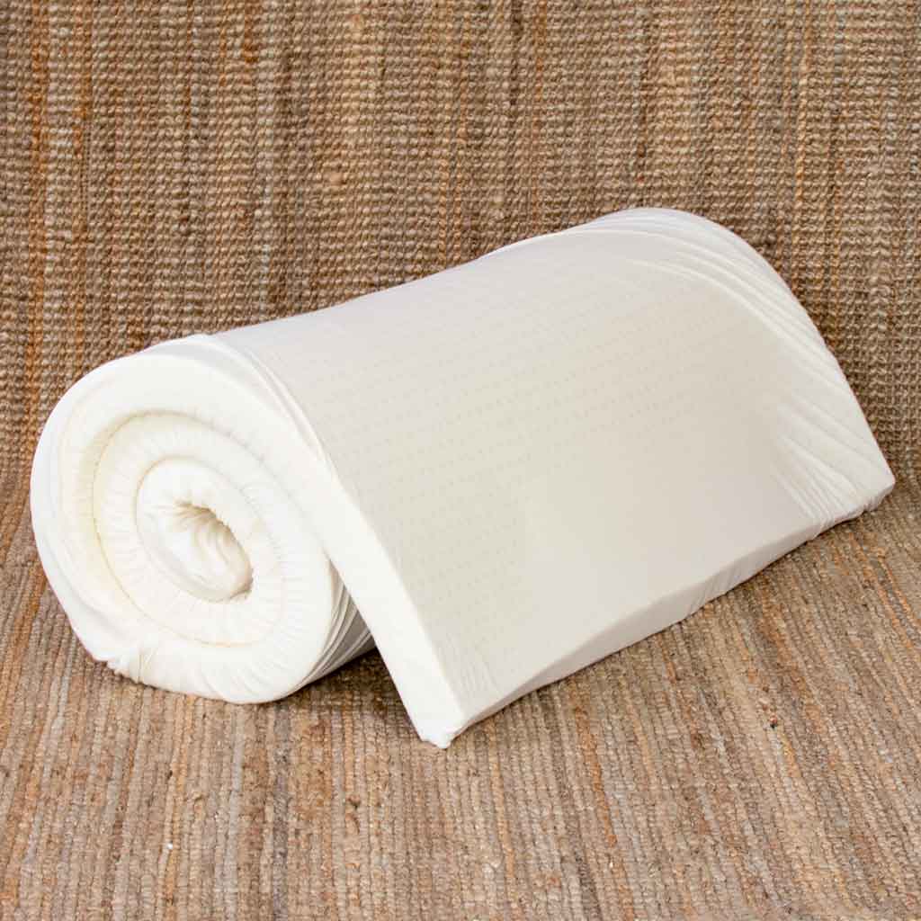2" Organic Dunlop Latex Mattress Topper l Nature's Embrace Canada