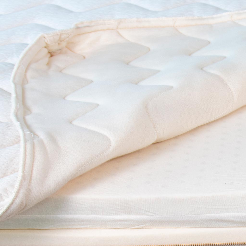 Organic Mattress Vancouver - Open to Show Interior Layers
